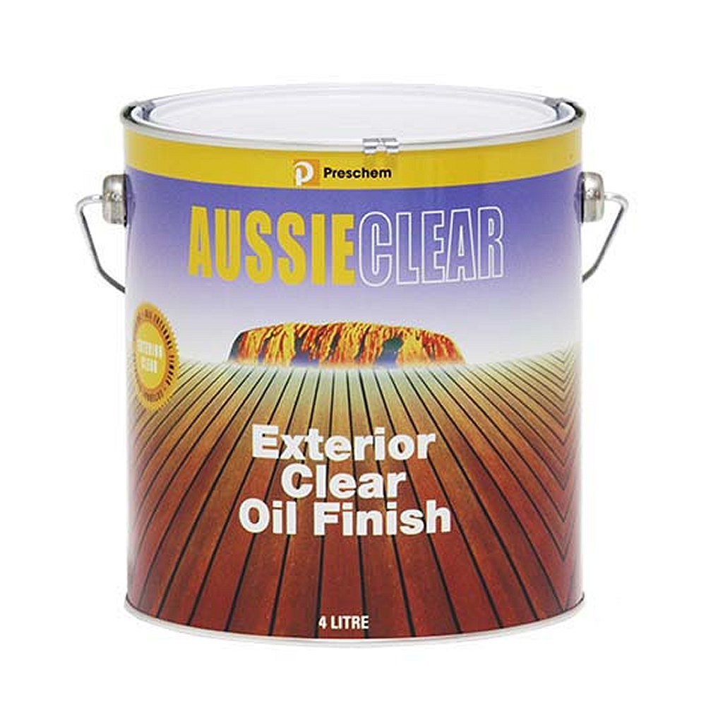 (image for) Aussie Clear Exterior Deck Oil Finish 4 Litre